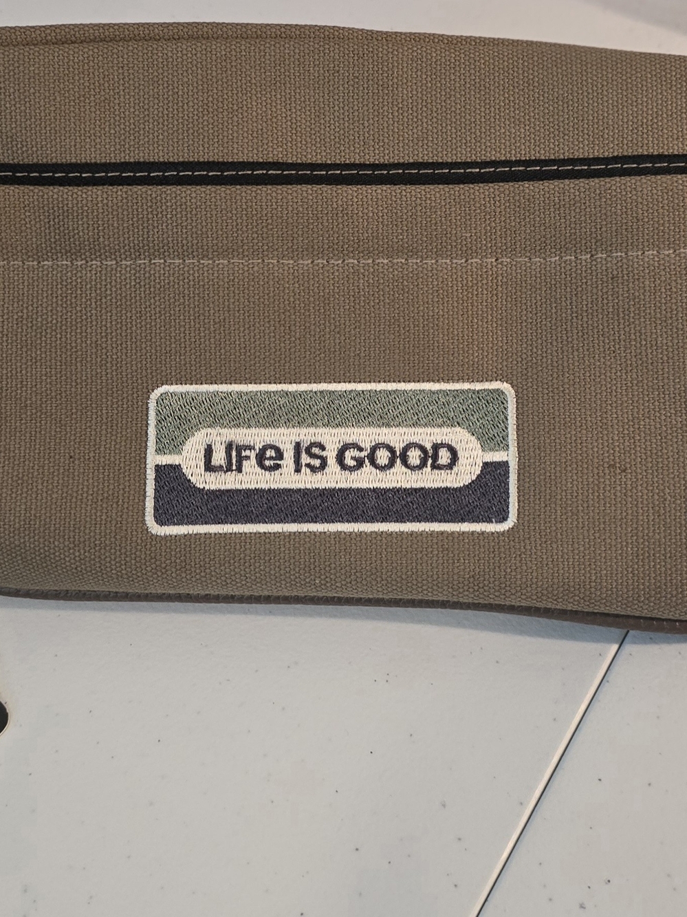 Travel Kit Bag New With Tags, Canvas And Leather